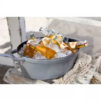 Ketaus troškintuvas Staub La Cocotte 5,5 L ovalus