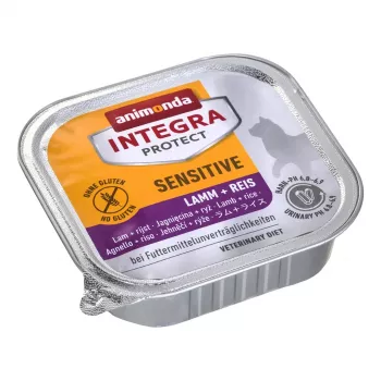 Šlapias kačių ėdalas Animonda Integra Protect Sensitive Mature Ėriena ir Ryžiai 100 g, be grūdų, be glitimo, be cukraus