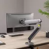 NanoRS žaidimų monitoriaus laikiklis 17-32 su RGB LED apšvietimu, reguliuojamas aukštis, pasukimas, pakreipimas, max. 9 kg, VESA 75x75 / 100x100