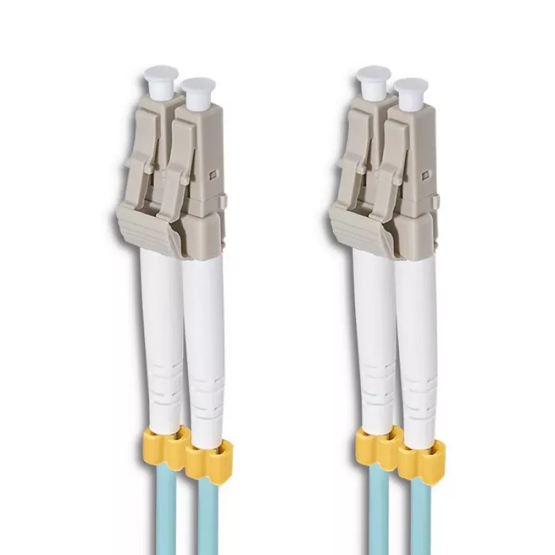 Qoltec šviesolaidinis jungiamasis laidas - LC/UPC Multimode (M) į LC/UPC Multimode (M) - 1 m - OM3 - 50/125 µm - dupleksas - halogeninis