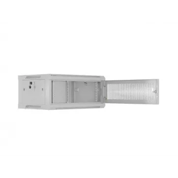 Stovo spinta LANBERG WF01-6404-23S 19 colių 4U pilka su perforuotomis durelėmis