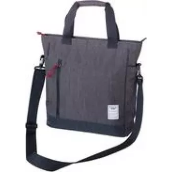 Verslo rankinė/antpetinė TROIKA BBG52/GY, poliesteris, pilka, 12 L, 400×100×350 mm, užtrauktuku, unisex