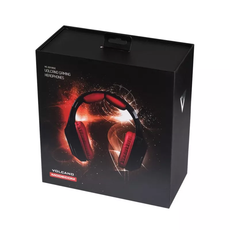 Ausinės MODECOM Volcano MC-831 Rage Red