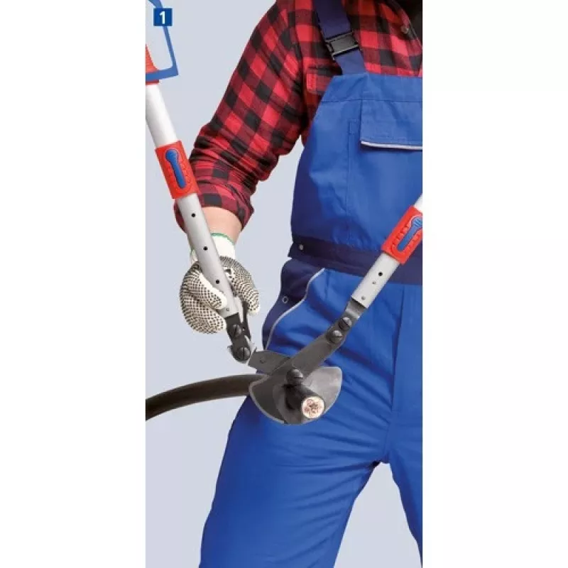 Kabelių žirklės Knipex 9532038, reketinės, skirtos kabeliams pjauti