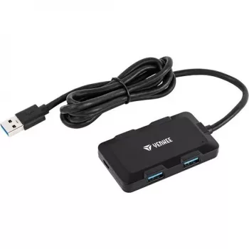 Yenkee YHB 4341BK 4 prievadų USB 3.0 įkrovimo stotelė