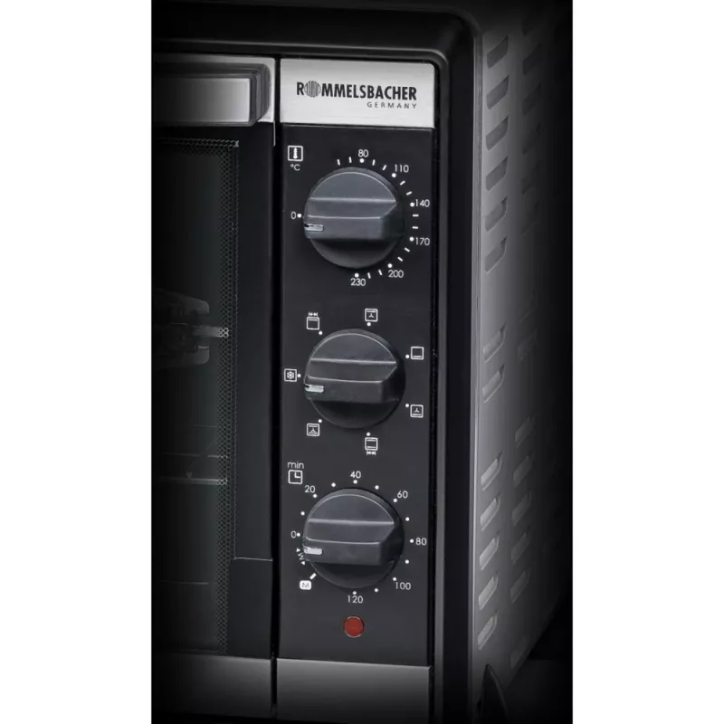 Orkaitė-skrudintuvas Rommelsbacher BG 1805/E Nerūdijantis plienas – 42 L, 80–230 °C, 7 režimai, rotiseris
