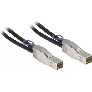 Inter-Tech išorinis SAS kabelis - SAS 12Gbit/s - 36 kontaktų 4x Mini SAS HD (SFF-8644) (kištukas) į 36 kontaktų 4x Mini SAS HD (SFF-8644) (kištukas) - 1,0 m - juodas (88885008)