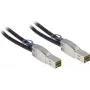 Inter-Tech išorinis SAS kabelis - SAS 12Gbit/s - 36 kontaktų 4x Mini SAS HD (SFF-8644) (kištukas) į 36 kontaktų 4x Mini SAS HD (SFF-8644) (kištukas) - 1,0 m - juodas (88885008)