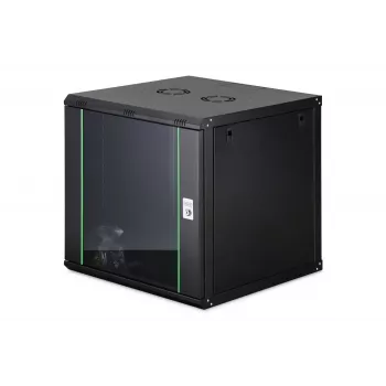 Sieninis tinklo spintas DIGITUS Dynamic-N DN-37111 — 12U, 600x600 mm, IP20, spynelė