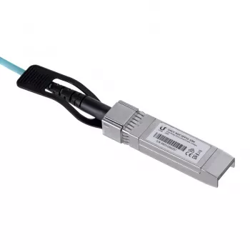 Aktyvus optinis kabelis UBIQUITI UACC-AOC-SFP10-5M SFP+ į SFP+, 10 Gbit/s, 5 m, 850 nm, PVC apvalkalas, akvamarinas