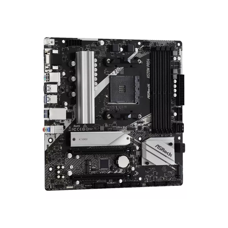 Motininė plokštė ASRock A520M PRO4 Socket AM4 micro ATX