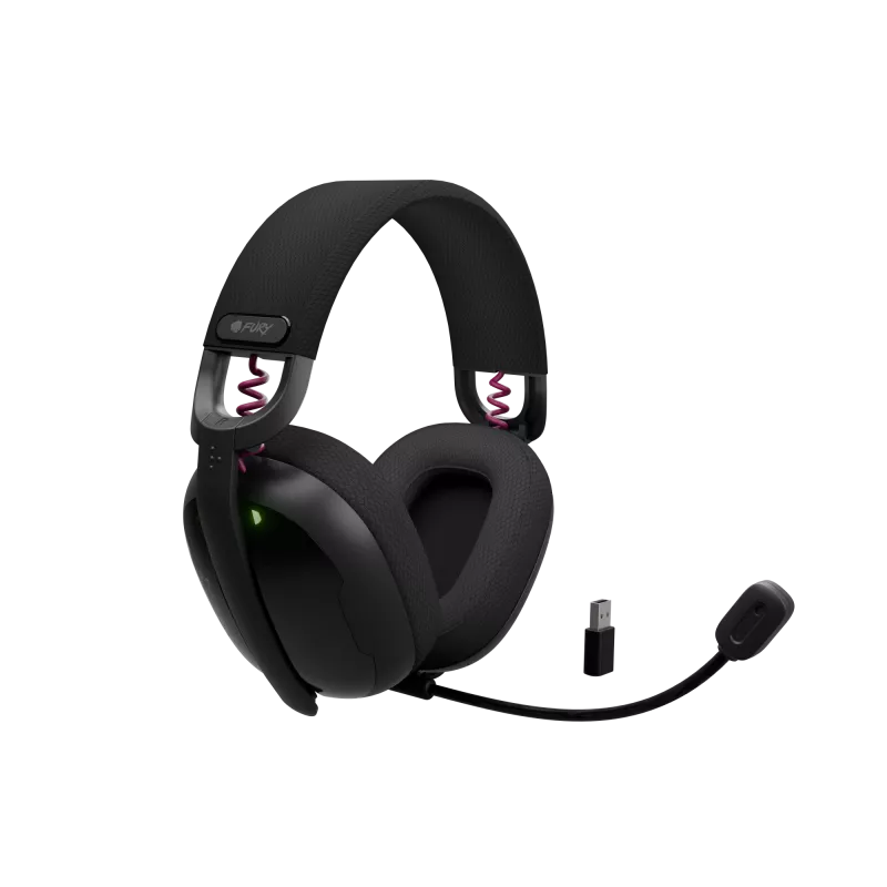 Gaming ausinės Genesis Fury Fukiya F6 | Bluetooth | Uždedamos ant ausų | Mikrofonas | Belaidės | Juodos