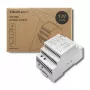 Maitinimo šaltinis DIN bėgiui QOLTEC 24V 2.5A 60W pilkas