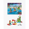 LEGO Friends paplūdimio vandens paspirtukas gelbėtojų rinkinys 5+ metų mergaitėms, berniukams ir vaikams su 2 mini lėlytėmis ir delfino figūrėle