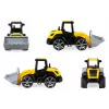 Buldozeris žaislinis Lena Truxx 2 atvira dėžė 04512, plastikinis statybinis automobilis, stumiamas, kompaktiškas