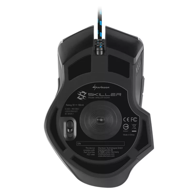 Sharkoon Skiller SGM1 pelė žaidimams Dešinei rankai USB-A Optinė 10800 DPI