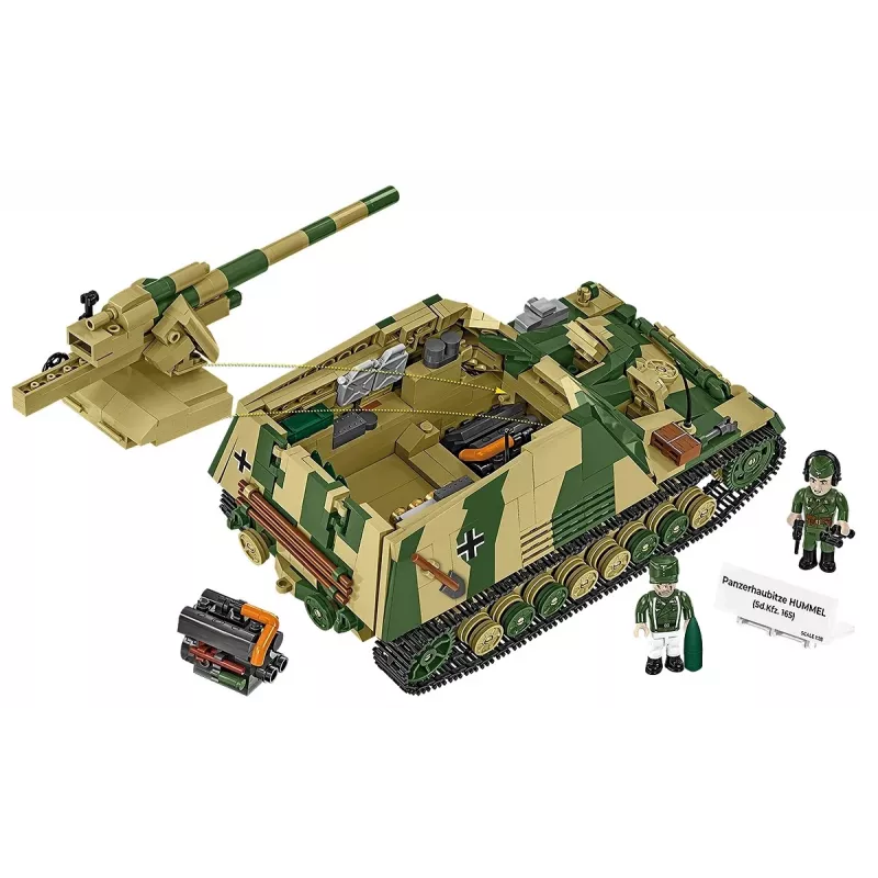 Konstrukcinis rinkinys Cobi Panzerhaubitze Hummel 1118 dalių modelio rinkinys
