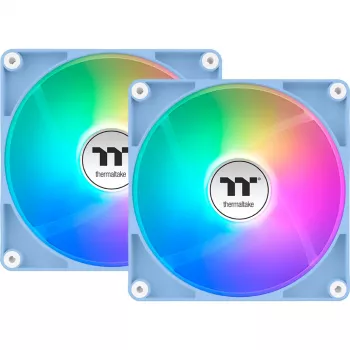 Kompiuterio ventiliatorius THERMALTAKE CT140 Reverse ARGB Sync 140mm Hydrangea Blue 2 vnt.