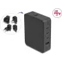 Maitinimo adapteris DELOCK 145W su 3×USB-C ir 1×USB-A