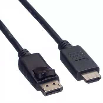 VALUE DisplayPort kabelis DP - HDTV M/M 1m