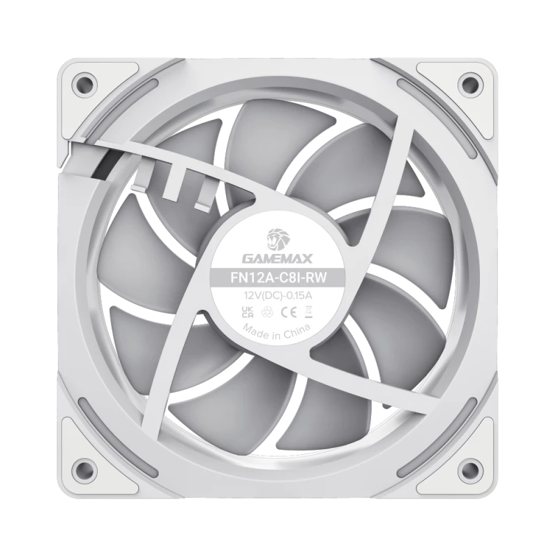 Gamemax KF300R BK Baltas korpuso ventiliatorius