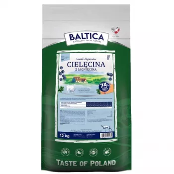 BALTICA regional flavours Vidutinėms ir didelėms veislėms Veršiena su ėriena - sausas šunų ėdalas - 12kg