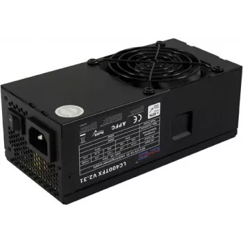 LC-Power LC-400TFX V2.31 maitinimo blokas, 350 W – 400 W, aktyvus PFC, 8 cm ventiliatorius, 20+4 kontaktų ATX, TFX