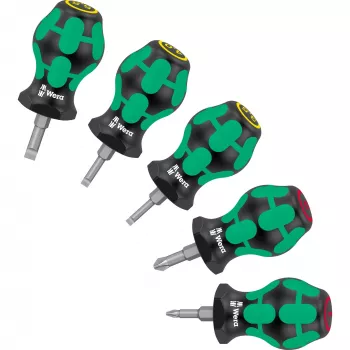 Atsuktuvų rinkinys Wera Stubby Set 1