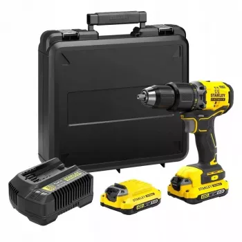 Belaidis gręžtuvas-suktuvas 18V FATMAX V20 bešepetėlis 2x2.0Ah dėkle