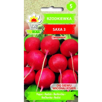 Sėklos ridikėlių Saxa 3, 10g daržovių sėklų pakelis