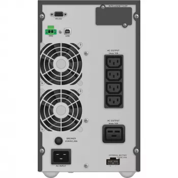 PowerWalker VFI 3000 TGB nepertraukiamo maitinimo šaltinis (UPS) 3 kVA / 2700 W, dvigubo keitimo (Online), 5 išėjimai