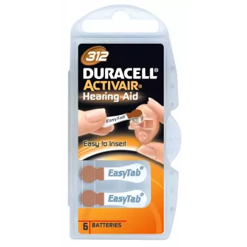 Duracell A312/DA312/ZL312 | Cinko-oro elementai | 6 vnt