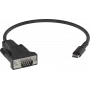 Vision Professional Sirius adapteris - 24 kontaktų USB-C (kištukas) į DB-9 (kištukas) - juodas