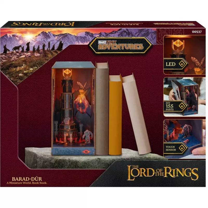 Plastikinis modelio rinkinys REVELL Tiny Adventures „Žiedų valdovas“ – Barad-Dûr (rankdarbiai) 00537