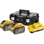 DeWALT DCB118Y2T-QW akumuliatorių įkroviklis su dviem 12 Ah Ličio jonų baterijomis
