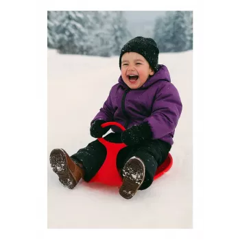 Rogutės Jamara Snow Play Snow Glider raudonos – plastikinės, 570×380×30 mm