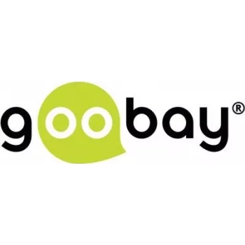 Goobay TV antenos kabelis (135 dB tipas), 4x ekranuotas, 2 m, baltas - auksuotas, Koax lizdas 90° > Koax kištukas 90° (70417)