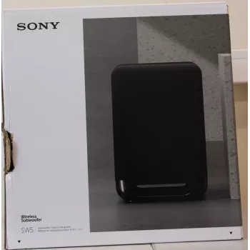 Subwoofer Sony SA-SW5 300 W belaidis, 2 Ω, nešiojamas, juodas – HT-A9 / A7000 (pažeista pakuotė)