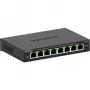 NETGEAR GS308E valdomas L2/L3 Gigabit Ethernet (10/100/1000) jungiklis, 8 prievadai, juodas