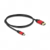 DeLOCK USB Type-C į DisplayPort laidas 8K 30Hz HDR 1m raudonas