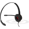 Mono USB ausinės Plusonic 10.1P – vienos ausies ausinės su USB jungtimi, skirtos Teams ir Skype
