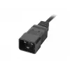 Lanberg PDU-08I-0200-C20-BK 1U 8x C13 19 inch PDU juodas