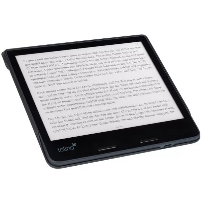 Tolino E-Book Reader Protective Case Origami Epos 3 Juoda