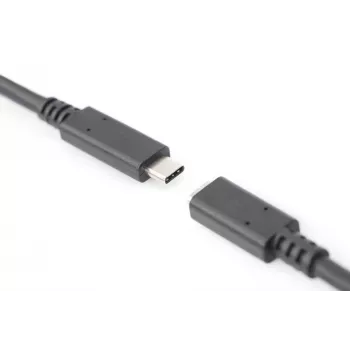 USB Type-C ilginimo kabelis Digitus AK-300210-015-S