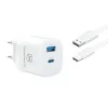 33W GaN PD įkroviklis su 1xUSB-A ir 1xUSB-C