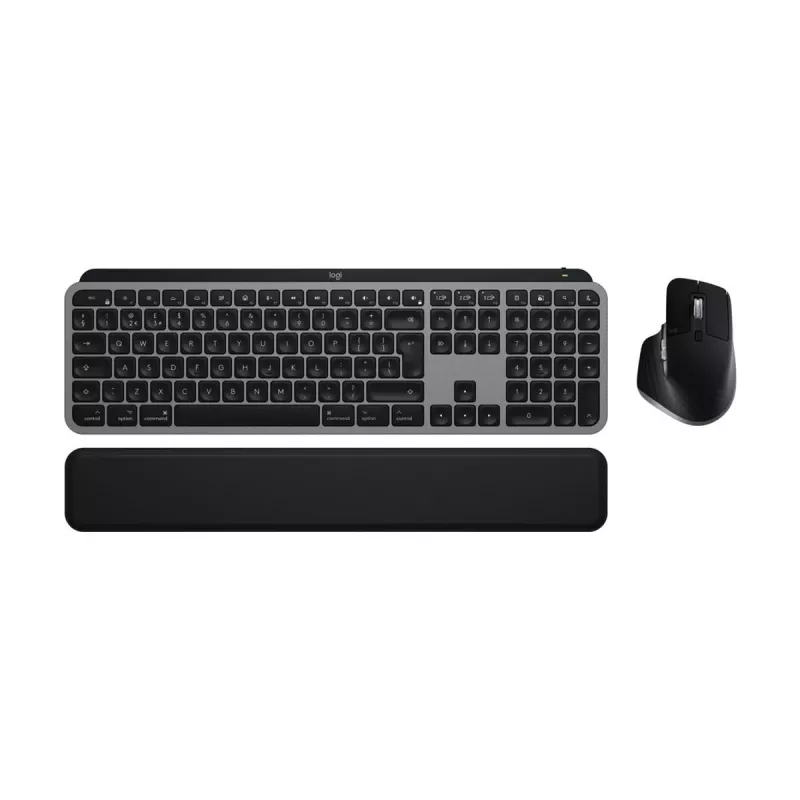 Logitech MX Keys S Combo for Mac, belaidis, DE-Išdėstymo klaviatūros ir pelės rinkinys, optimizuotas macOS