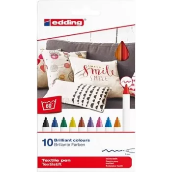 Edding 4600 įvairiaspalviai žymekliai, 10 vnt.