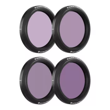 ND/PL filtrų rinkinys Freewell, skirtas DJI Osmo Action 5 Pro – 4 filtrai (neutralaus tankio + poliarizatorius)