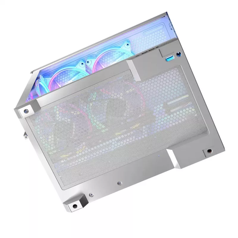 MODECOM VOLCANO PANORAMA ARGB 5F MIDI baltas korpusas