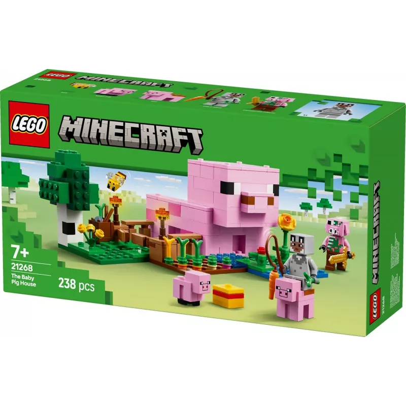 LEGO MINECRAFT 21268 Kūdikio kiaulės namelis